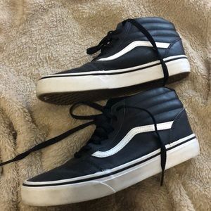 Vans leather hi top sneakers